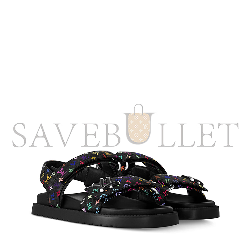 l0vis Vvtt0n murakam lv x tm lv sunset flat comfort sandal 1agxfa